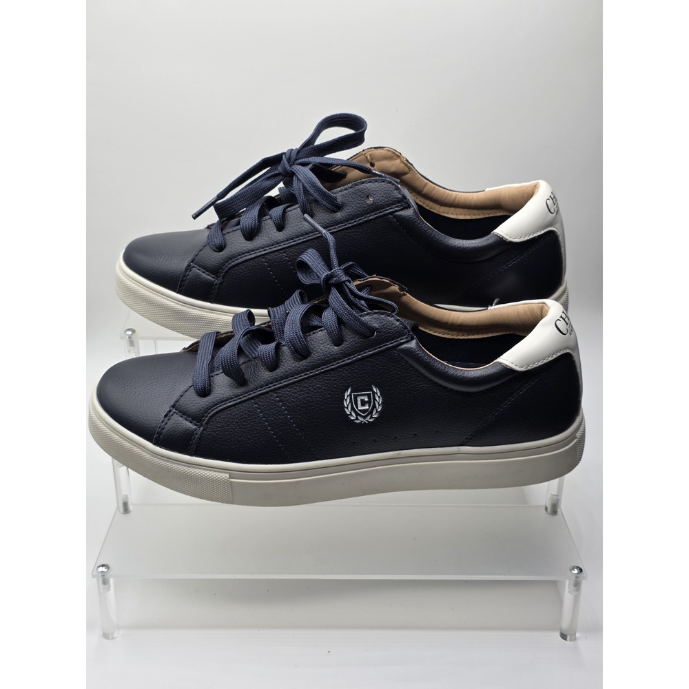 NEW Chaps Men's Navy Memory Foam Comfort Lace Up Sneakers Size 11